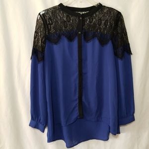 LC Lauren Conrad Lace Blouse